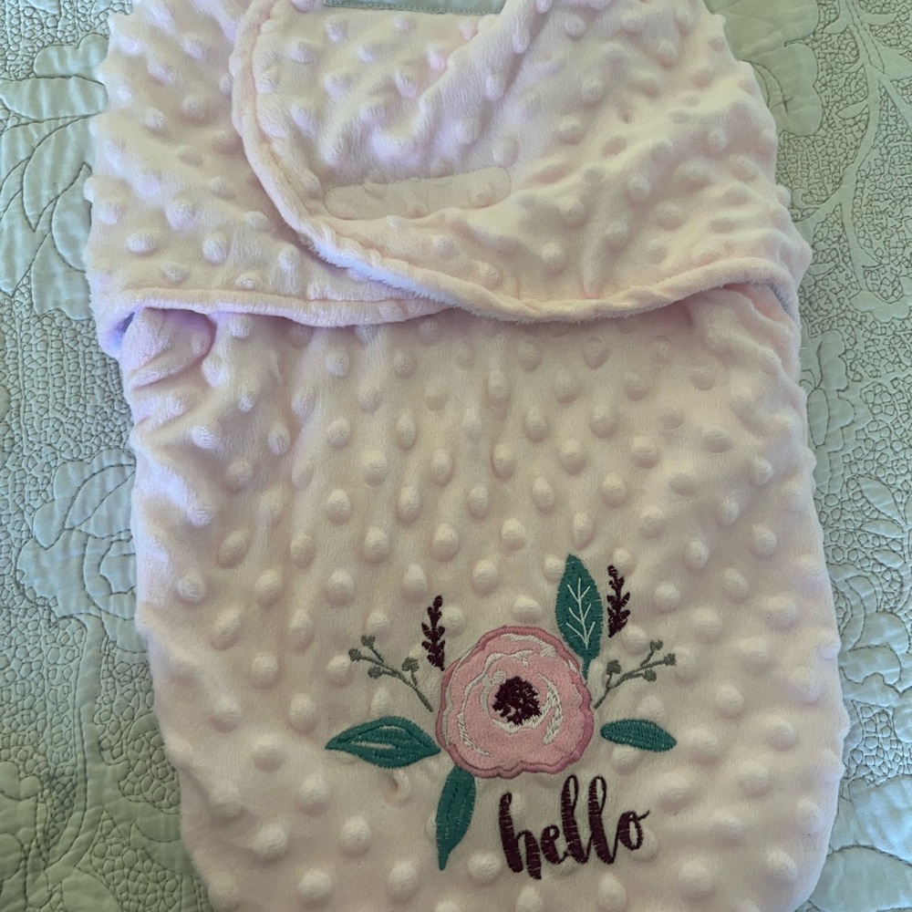 Petite L’amore Pink baby swaddle baby girl swaddle